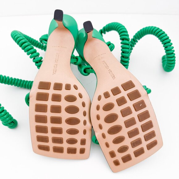 Bottega Veneta Stretch Sandal Curl Rubber Spiral Wire Nappa - Picture 14 of 16